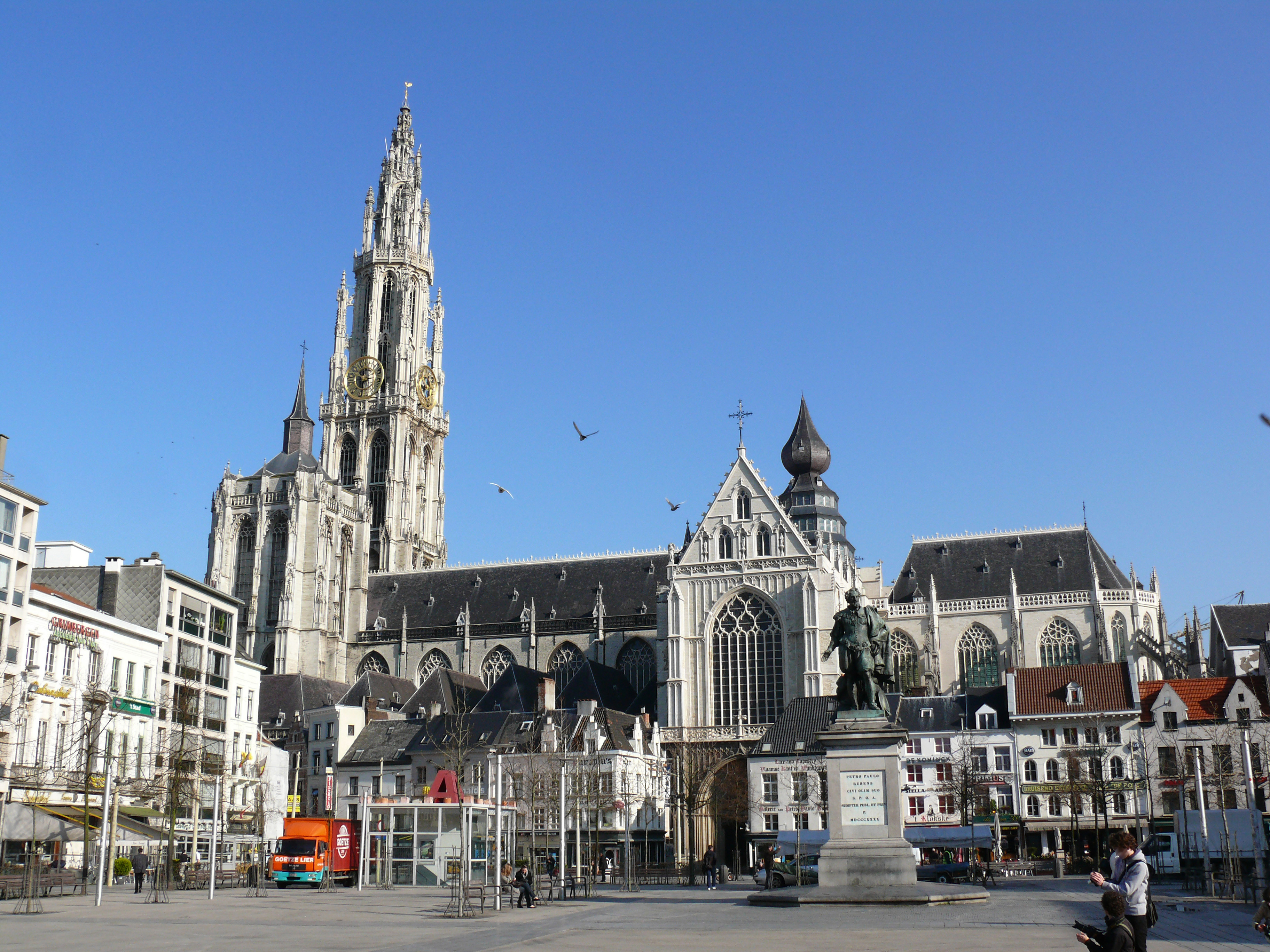 vakantie dagje weg Antwerpen kathedraal